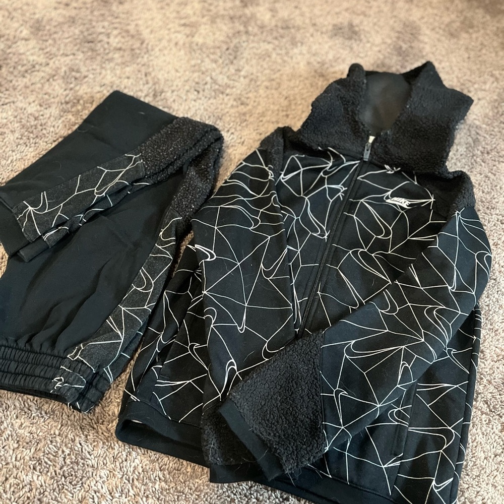 Nike Kids Black Track Suit